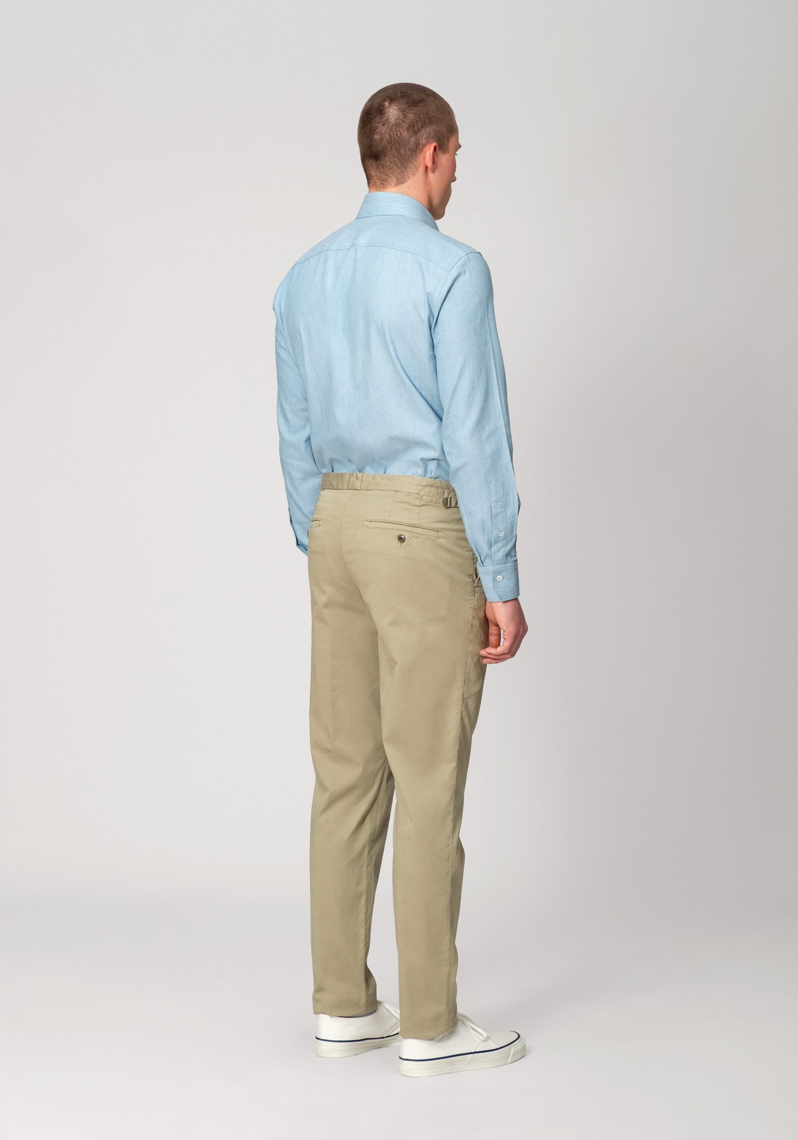 Washed Chambray Shirt – Light Blue | 