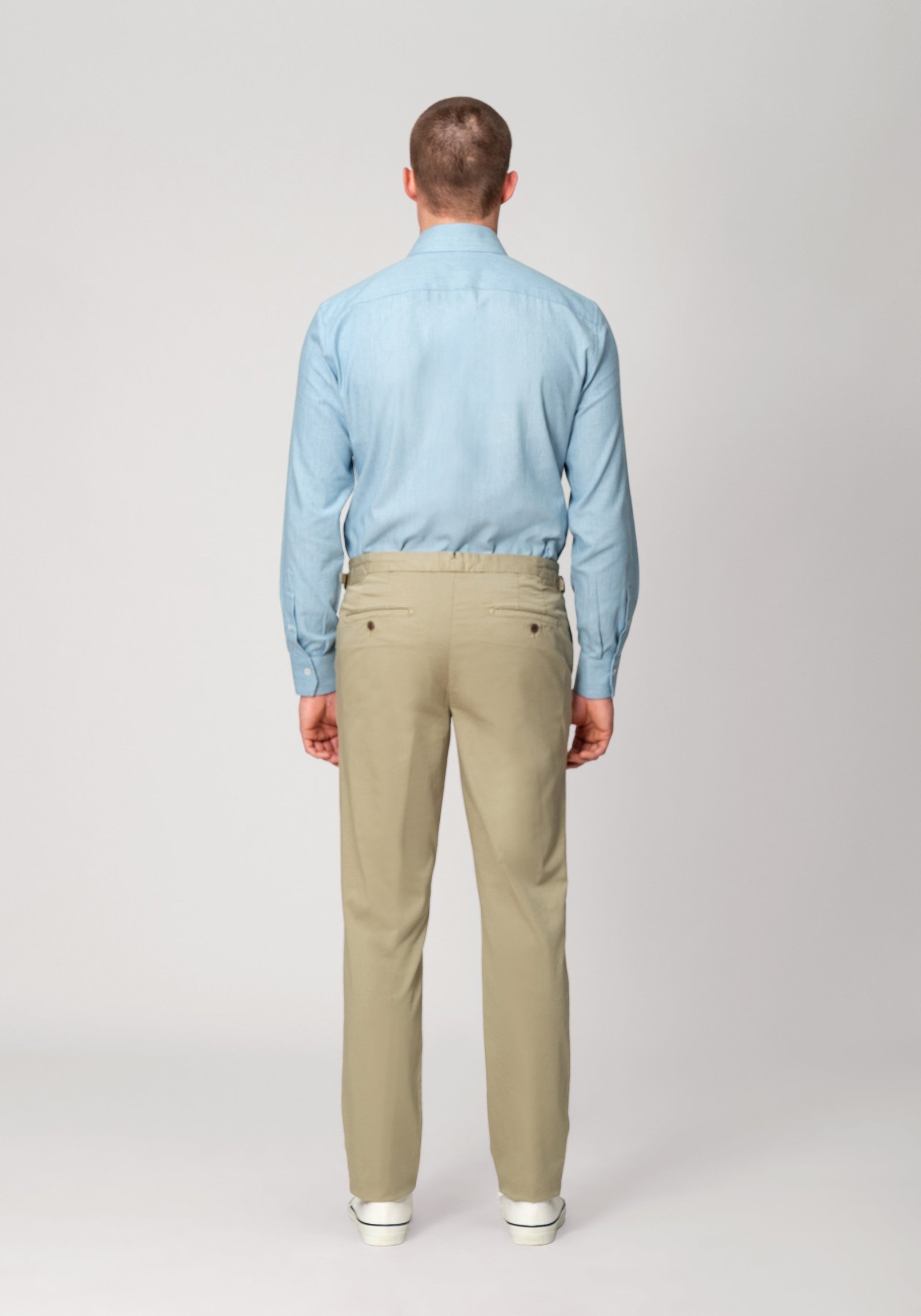 Washed Chambray Shirt – Light Blue